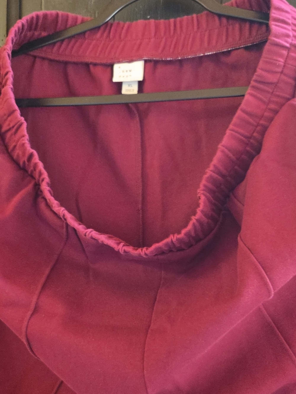 Maroon Target A New Day Sweats Ribbed Maroon